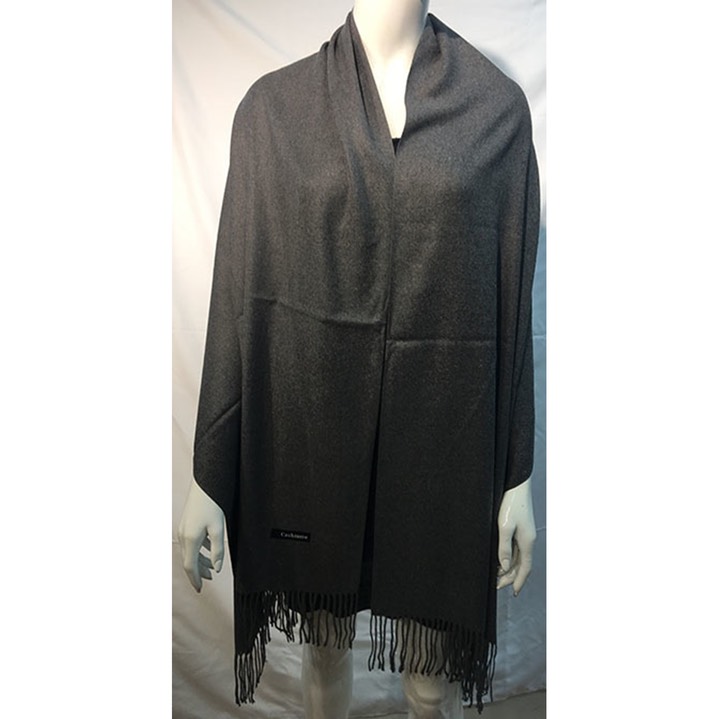 HF-LSCS-963-7-DarkGray-LongSoftCashmereFeelShawl-27X72-Retail$14.98