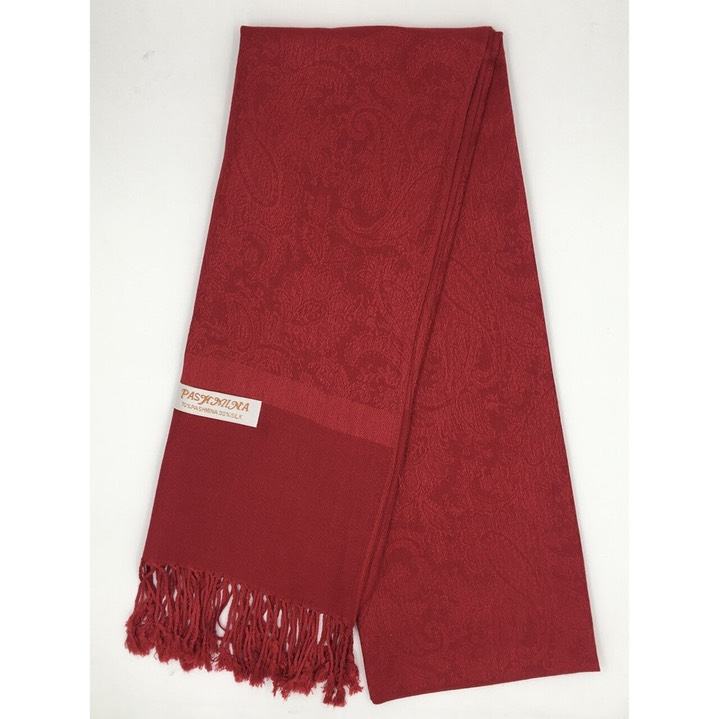 HF-TTPP-50-39-Ruby-Red-TwoTonePaisleyPashmina-68X27-Retail$9.65