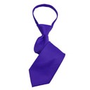 SY-BSZ-1000-24-Purple-PolyesterBoy'sSatinSolidZipperTies-Retail$9.98