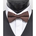 SY-BT-13012-Brown-Men'sBowTies2.5'PolySatinBanded-Retail$5.82