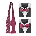 SY-FRBS-104-2-Red-36.5x2.5-100%SilkPlaidReversableFreestyleBowTies-Retail$16.32