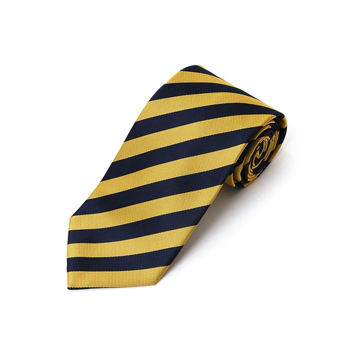 SY-PWC-240-09-Navy&Gold-MicrofiberPolyWovenCollegeTie-Retail$9.65