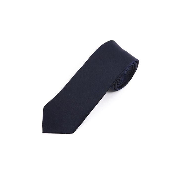 SY-2501-nv11-SPST-Navy-PolySolidSlimTie-57X2.75-Retail$7.48