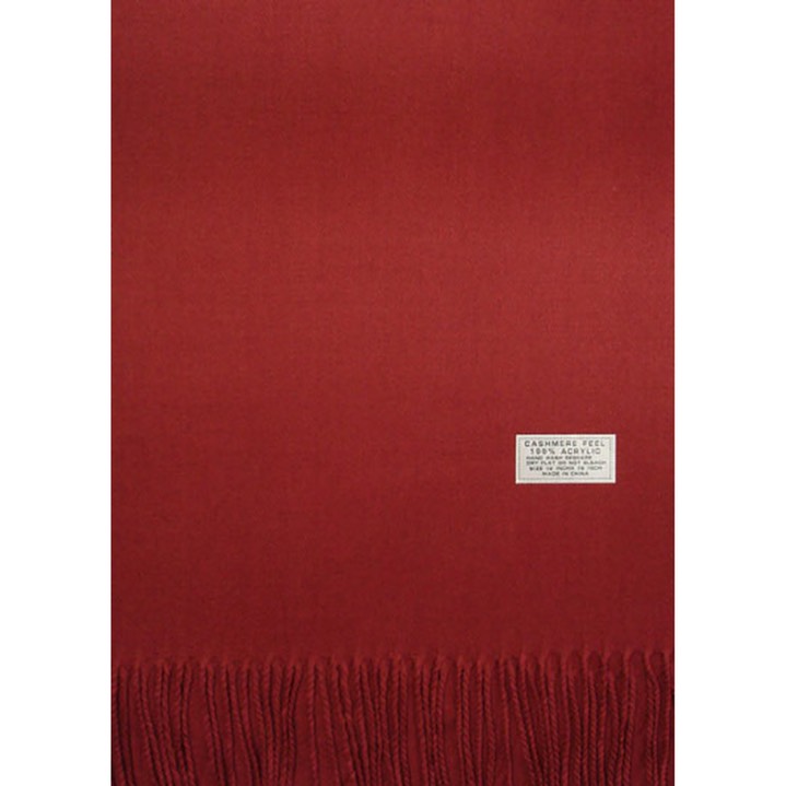 HF-CFS-68-7-Burgundy-CashmereFeelScarf-70x12-Acrylic-Retail$7.32