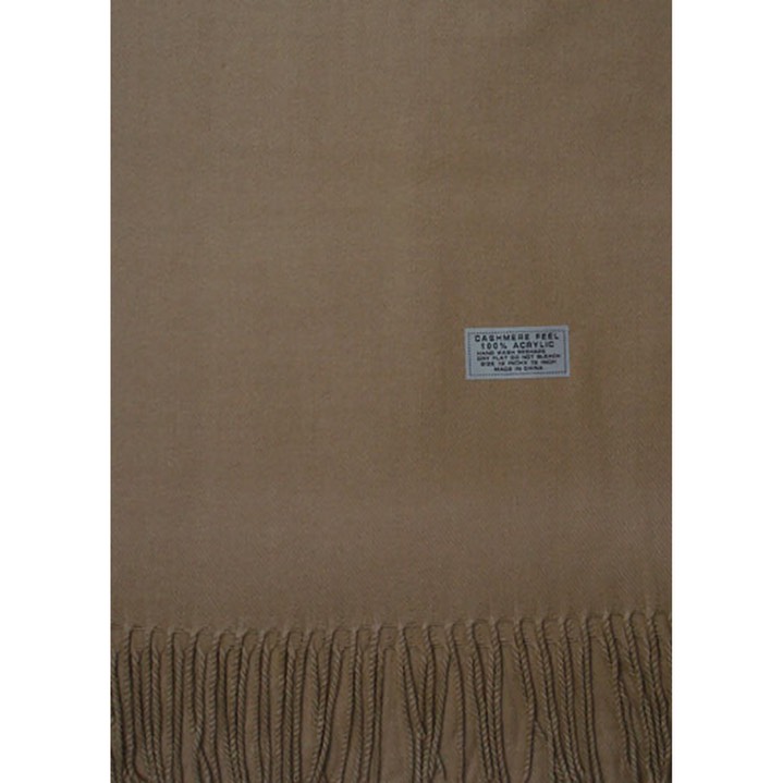 HF-CFS-68-8-Khaki-CashmereFeelScarf-70x12-Acrylic-Retail$7.32