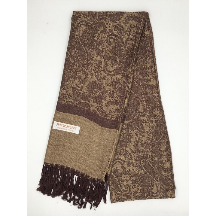 HF-TTPP-50-31-Tortilla-Brown-TwoTonePaisleyPashmina-68X27-Retail$9.65