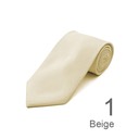 SY-ACSY-1-SPT-Beige-SolidPolyesterTie-57X3.25-Retail$7.48