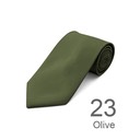 SY-ACSY-23-SPT-Olive-SolidPolyesterTie-57X3.25-Retail$7.48