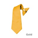 SY-BSC-33018-Gold-Boy'sPolyesterClipOnSolidTie-8in,11in,17in-Retail$8.32